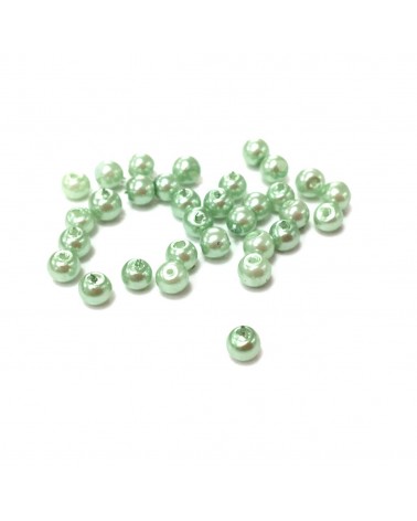X10 Perles verre cirées 3mm