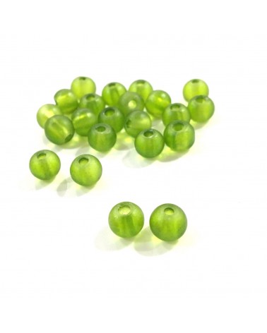 X15 frosted beads 6mm