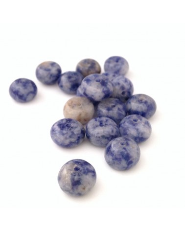 Perle pierre Bleue 6x4mm
